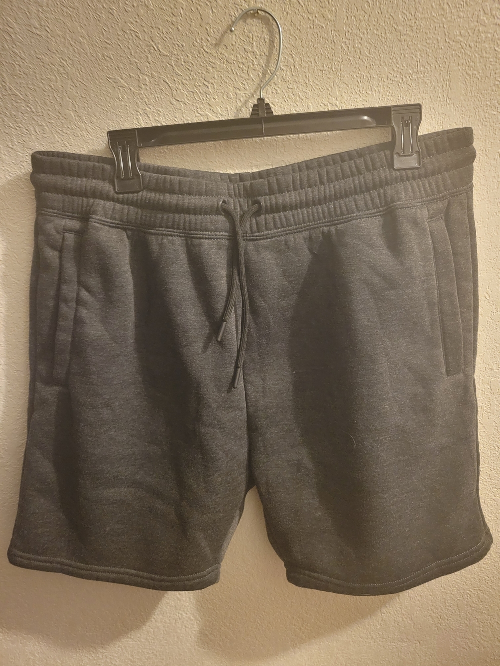 Men's Charcoal Athletic Drawstring Shorts